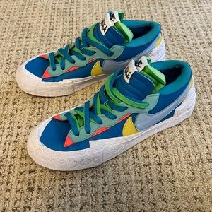 Kaws x Sacai x Nike blazer low ‘Neptune blue’